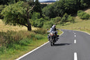 This black brake reservoir protector prevents the rear brake reservoir of the R 1200 GS from being accidentally kicked or falling out.