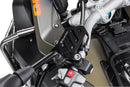 Use of thick aluminium, able to transfer the impact to the sophisticated brackets without becoming destroyed themselves.