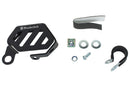 Use of thick aluminium, able to transfer the impact to the sophisticated brackets without becoming destroyed themselves.