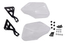 Hand guard “Clear Protect” offers maximum protection from cold, rain, or dirt.