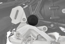 With the silver swingarm pivot covers Classic the large cavities of the swing arm pivot of the R nineT are permanently protected. 