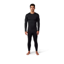 Fox Racing - Tecbase Fire Long Sleeve Shirt-Black (29574-001)
