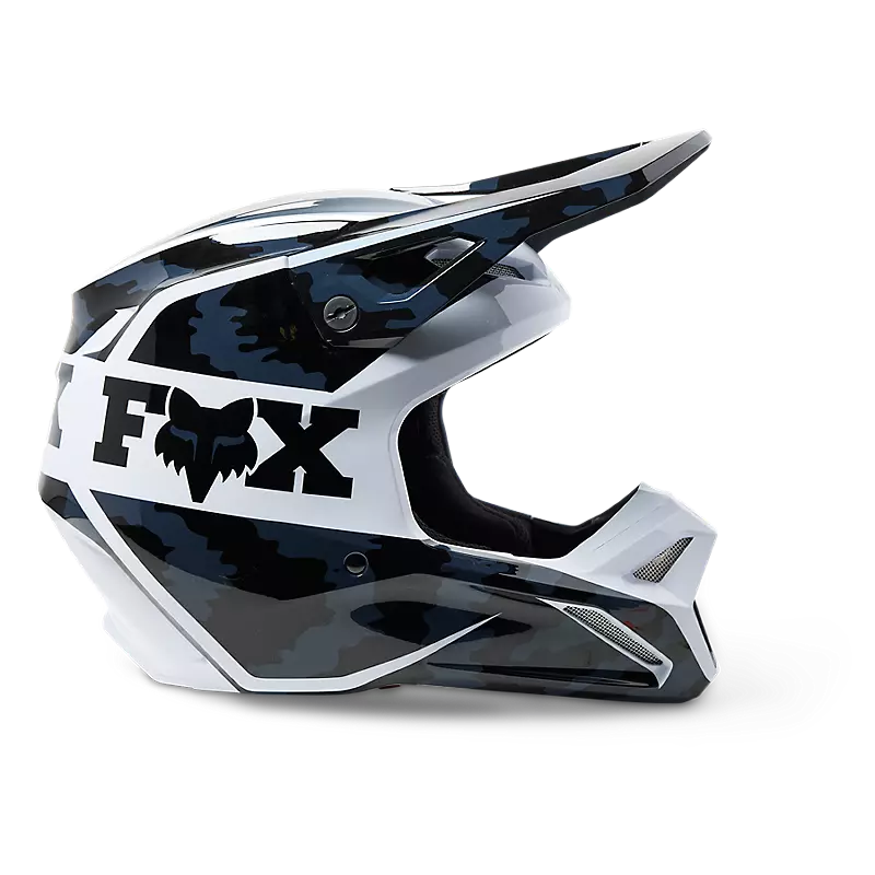 Fox Racing - V1 Nuklr Helmet Dot/Ece-Black (29663-001)