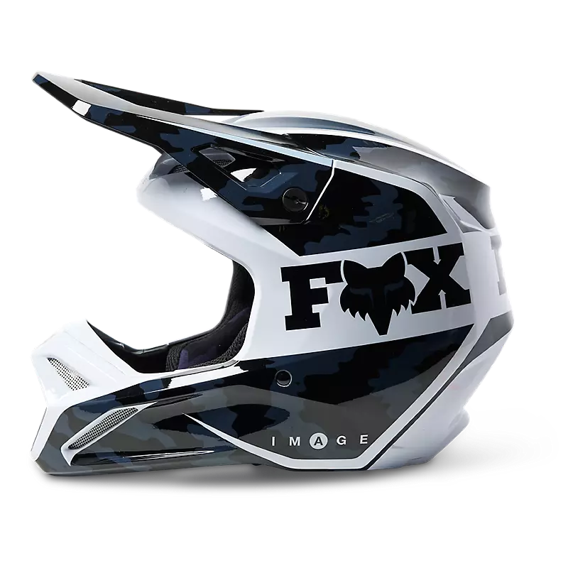 Fox Racing - V1 Nuklr Helmet Dot/Ece-Black (29663-001)
