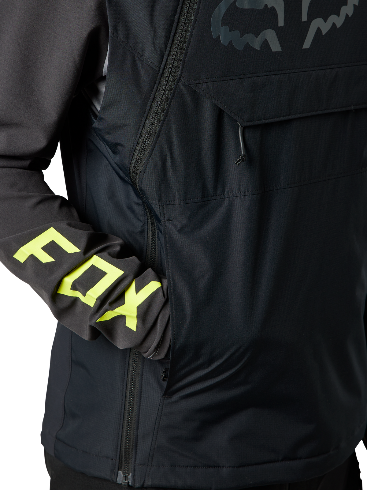 Ronherman Fox Zip Up Vest