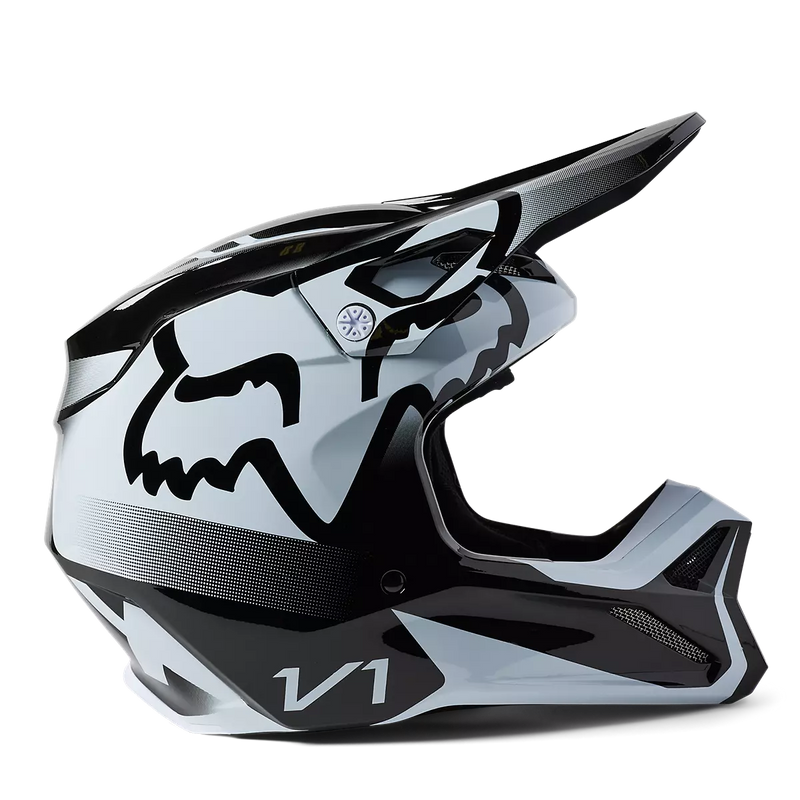 191972678578 29729-018YL YTH V1 LEED HELMET DOT/ECE  Black/White