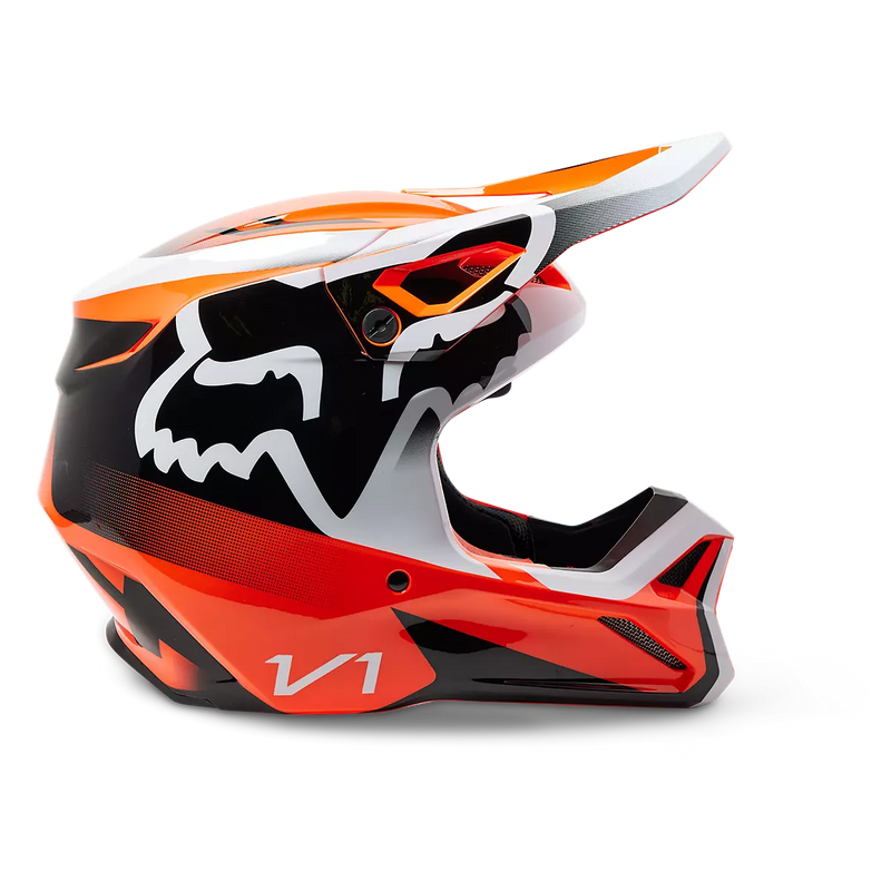 191972691171 29729-824YL YTH V1 LEED HELMET DOT/ECE  Flo Orange