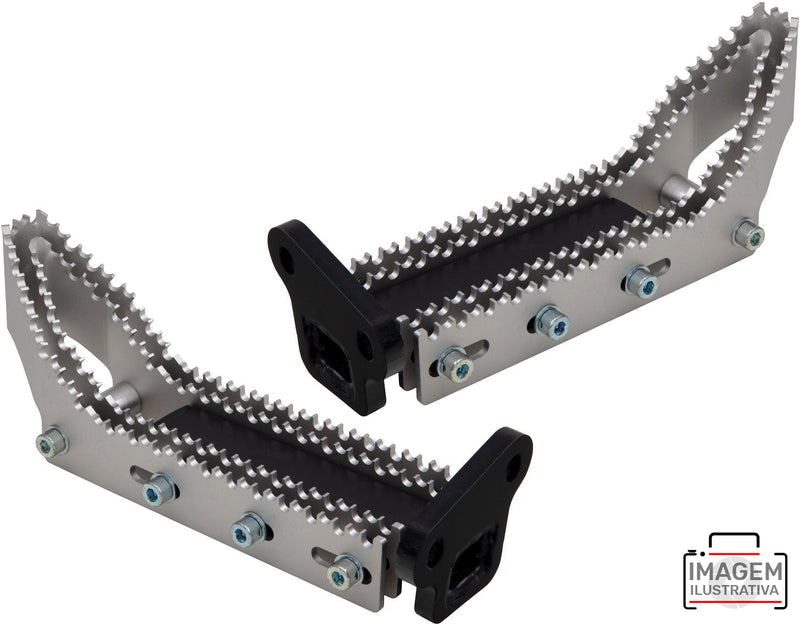 Crosspro - Foot Peg Nerf Bar Pro For Kawasaki KFX 450R-Yellow