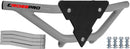 Crosspro - Front Bumper Gliese For Yamaha YFM 350 Raptor-White Tube / Black Plate