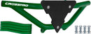 Crosspro - Front Bumper Gliese For Honda TRX 700-Green Tube / Black Plate
