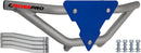 Crosspro - Front Bumper Gliese For Yamaha YFM 660 Raptor-Ice Polish Tube / Blue Plate