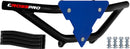 Crosspro - Front Bumper Gliese For Yamaha YFM 660 Raptor-Black Tube / Blue Plate