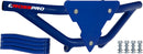 Crosspro - Front Bumper Gliese For Yamaha YFM 350 Raptor-Blue Tube / Blue Plate