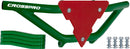 Crosspro - Front Bumper Gliese For Honda TRX 250-Green Tube / Red Plate