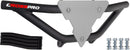 Crosspro - Front Bumper Gliese For Yamaha YFM 350 Raptor-Textured Black Tube / White Plate