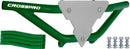 Crosspro - Front Bumper Gliese For Yamaha YFM 350 Raptor-Green Tube / White Plate