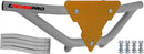 Crosspro - Front Bumper Gliese For Yamaha YFM 660 Raptor-White Tube / Yellow Plate