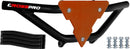 Crosspro - Front Bumper Gliese For Honda TRX 700-Black Tube / Orange Plate