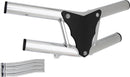 Crosspro - Front Bumper Waspe Lite For 450 XC (ATV), 525 XC (ATV), KTM 450 SX (ATV), 505 SX (ATV)-Polish Tubo / Black Plate