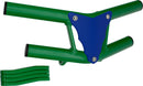 Crosspro - Front Bumper Waspe Lite For Yamaha YFM 250 Raptor-Green Tube / Blue Plate
