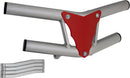 Crosspro - Front Bumper Waspe Lite For Yamaha YFZ 450R-Ice Polish Tube / Red Plate