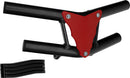 Crosspro - Front Bumper Waspe Lite For Yamaha YFM 250 Raptor-Black Tube / Red Plate