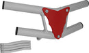 Crosspro - Front Bumper Waspe Lite For Yamaha YFM 350 Warrior-White Tube / Red Plate