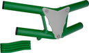 Crosspro - Front Bumper Waspe Lite For 450 XC (ATV), 525 XC (ATV), KTM 450 SX (ATV), 505 SX (ATV)-Green Tube / White Plate