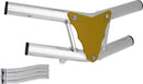Crosspro - Front Bumper Waspe Lite For Yamaha YFM 350 Warrior-Polish Tubo / Yellow Plate