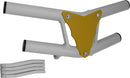Crosspro - Front Bumper Waspe Lite For Kawasaki KFX 450R-White Tube / Yellow Plate