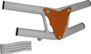 Crosspro - Front Bumper Waspe Lite For Can Am (BRP) DS 450-White Tube / Orange Plate