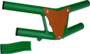 Crosspro - Front Bumper Waspe Lite For Can Am (BRP) DS 450-Green Tube / Orange Plate