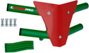 Crosspro - Front Bumper Waspe For Yamaha YFZ 350 Banshee-Green Tube / Red Plate