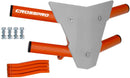 Crosspro - Front Bumper Waspe For 450 XC (ATV), 525 XC (ATV), KTM 450 SX (ATV), 505 SX (ATV)-Orange Tube / White Plate