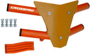 Crosspro - Front Bumper Waspe For 450 XC (ATV), 525 XC (ATV), KTM 450 SX (ATV), 505 SX (ATV)-Orange Tube / Yellow Plate