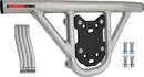 Crosspro - Front Bumper Hat For Polaris Outlaw 500-Ice Polish Tube / Black Plate