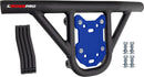 Crosspro - Front Bumper Hat For 450 XC (ATV), 525 XC (ATV), KTM 450 SX (ATV), 505 SX (ATV)-Textured Black Tube / Blue Plate