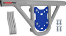 Crosspro - Front Bumper Hat For Yamaha YFM 250 Raptor-White Tube / Blue Plate