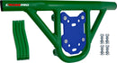 Crosspro - Front Bumper Hat For Yamaha YFZ 450-Green Tube / Blue Plate