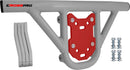 Crosspro - Front Bumper Hat For Yamaha YFZ 450-White Tube / Red Plate