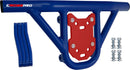 Crosspro - Front Bumper Hat For Can Am (BRP) DS 450-Blue Tube / Red Plate