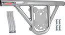 Crosspro - Front Bumper Hat For Yamaha YFZ 450-Polish Tubo / White Plate