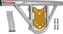 Crosspro - Front Bumper Hat For Yamaha YFZ 450-Polish Tubo / Yellow Plate