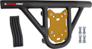 Crosspro - Front Bumper Hat For Yamaha YFM 250 Raptor-Textured Black Tube / Yellow Plate