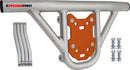 Crosspro - Front Bumper Hat For Yamaha YFZ 450-Ice Polish Tube / Orange Plate