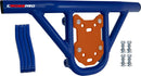 Crosspro - Front Bumper Hat For Polaris Outlaw 500-Blue Tube / Orange Plate
