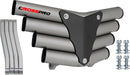 Crosspro - Front Bumper Corot For Yamaha YFM 250 Raptor-Ice Polish Tube / Black Plate