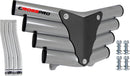 Crosspro - Front Bumper Corot For Yamaha YFM 250 Raptor-Polish Tubo / Black Plate