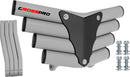 Crosspro - Front Bumper Corot For Yamaha YFM 660 Raptor-White Tube / Black Plate