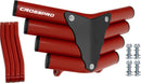 Crosspro - Front Bumper Corot For Yamaha YFM 250 Raptor-Red Tube / Black Plate